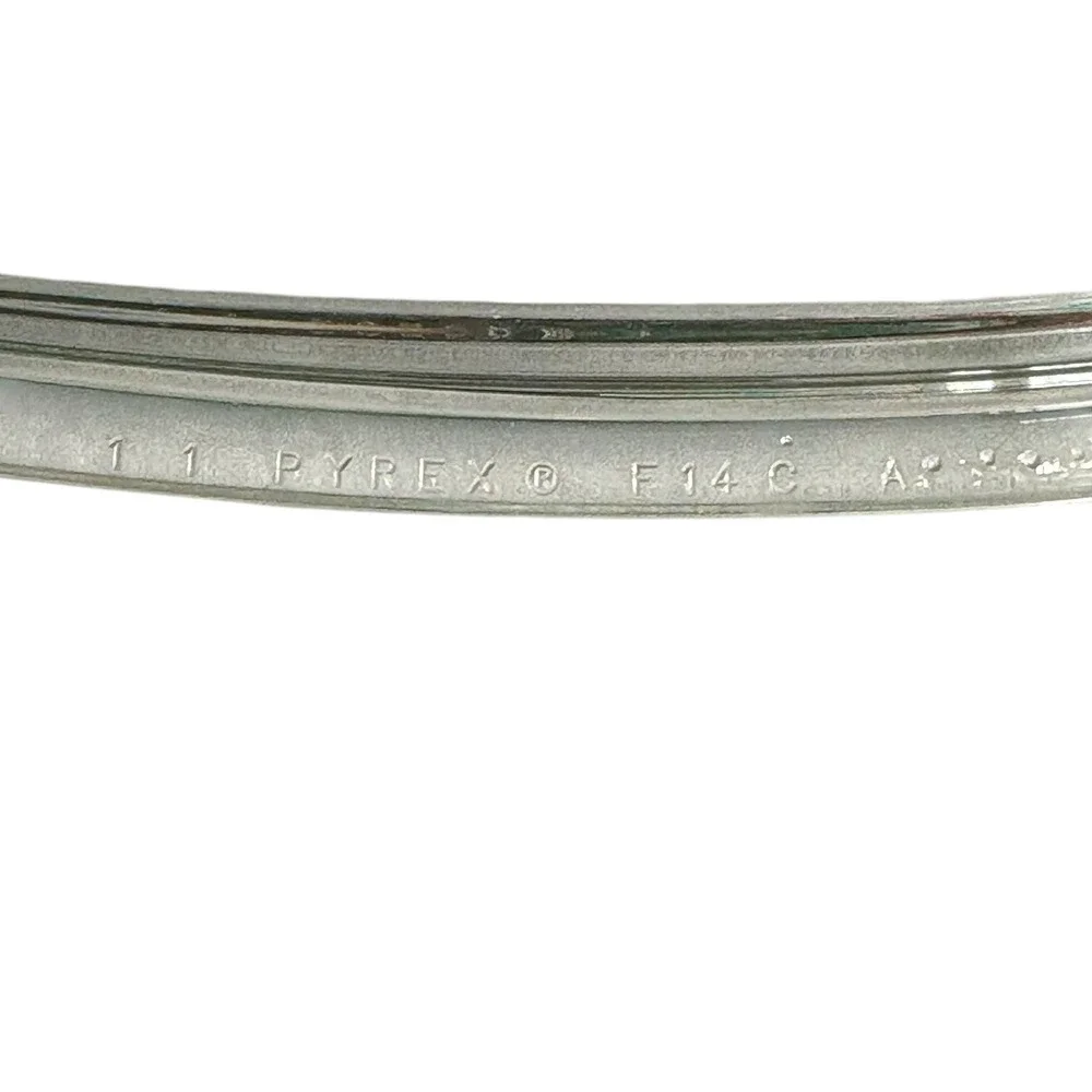 11 Pyrex F-14.CA Clear Glass Oval Casserole Lid Replacement Sunburst Knob